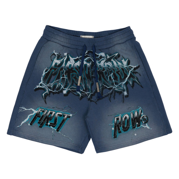 First Row - Washed Earth First Shorts (Cool Grey)