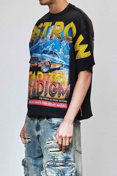 First Row - New Paradigm Driving High Tee (Black)