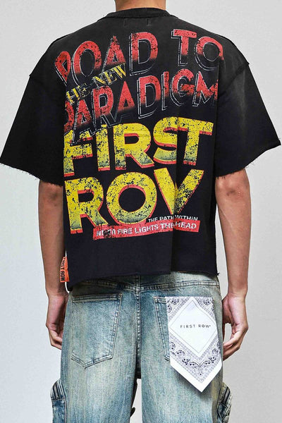 First Row - New Paradigm Driving High Tee (Black)
