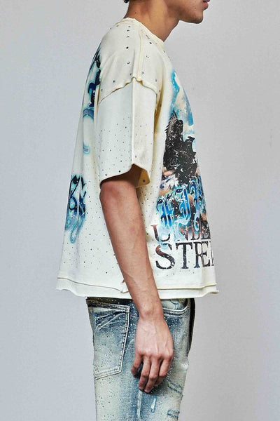 First Row - Above All Things Skyborne Tee (Cream)
