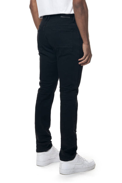 Smoke Rise - Essential Basic Clean Slim Fit Jean (Jet Black)