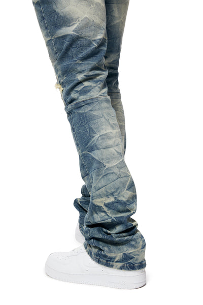 Smoke Rise - Essential Stack Jeans (Hunter Blue)