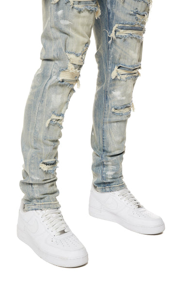 Smoke Rise - Fashion Wash Heavy Jeans (Seville Blue)