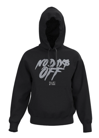 Point Blank - No Days Off Chenille Patch Hoodie (Black/White)