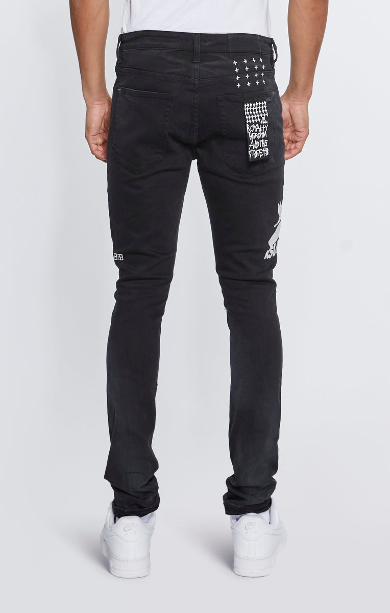 Ksubi - Van Winkle Ghosted Angels Jeans (Black) – Octane