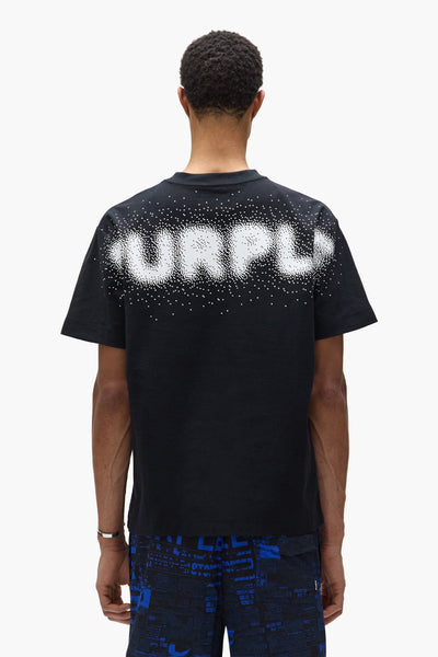 Purple - Pixelated Jersey Tee (Black)