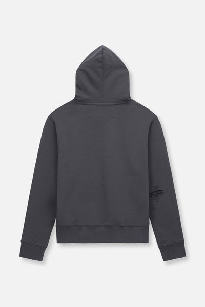 RTA - Dion Hoodie W/ RIP Cross (Distressed Grey)