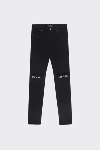 RTA - Bryant Rest In Peace Jeans(Black/White)