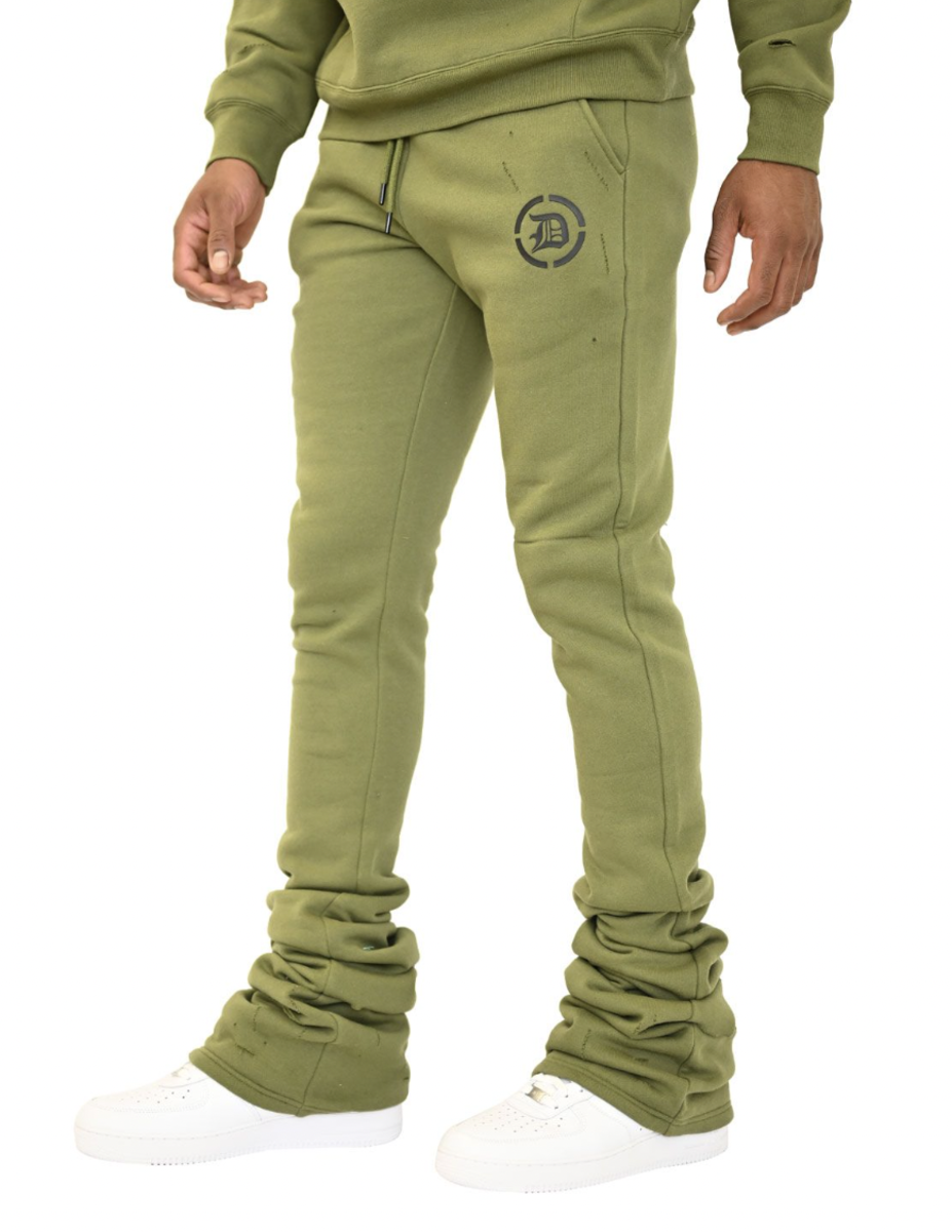 Stacked best sale mens joggers
