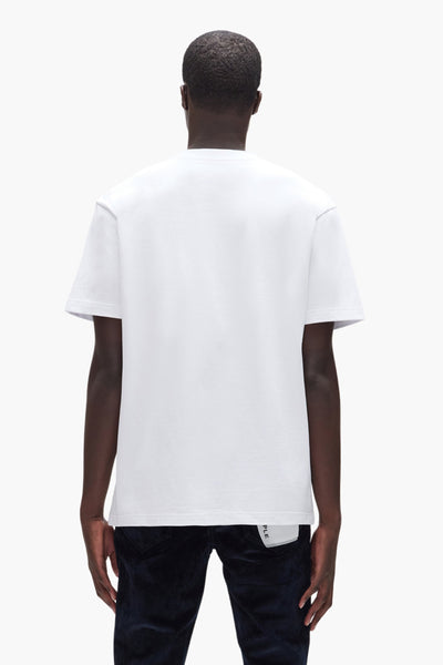 Purple - Slab Wordmark Tee (White)