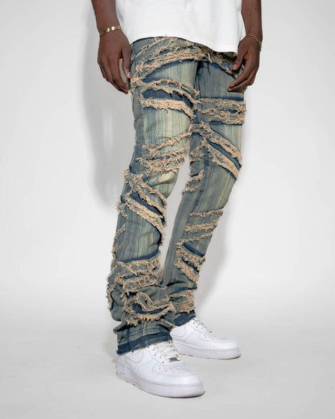 Golden Denim - The Stacked Carbonate Jeans (Blue)