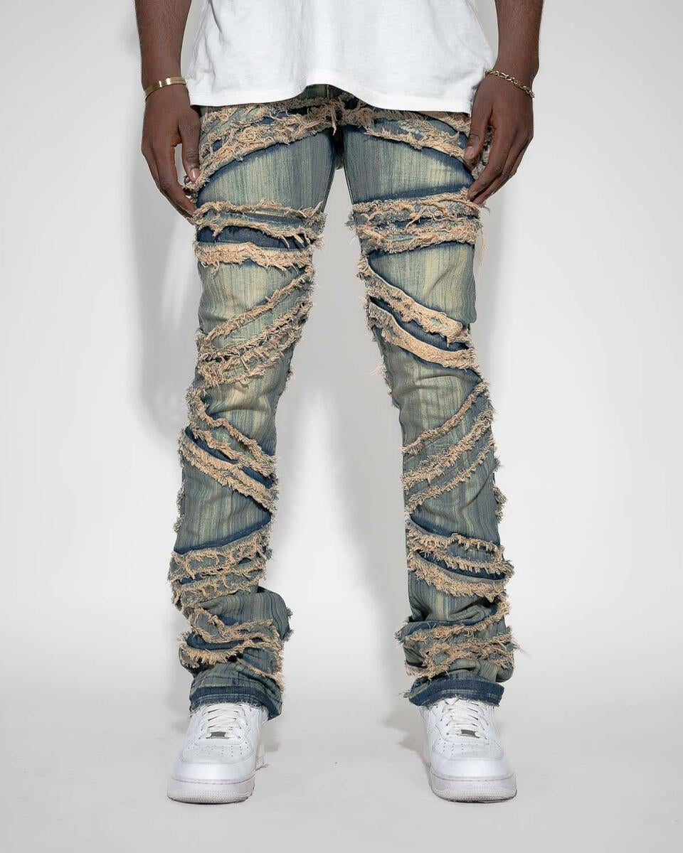 Golden Denim - The Stacked Carbonate Jeans (Blue)