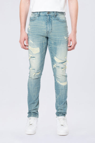 Smoke Rise - Vintage Washed Jeans (Adonis Blue)