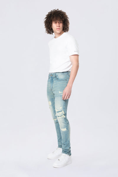 Smoke Rise - Vintage Washed Jeans (Adonis Blue)