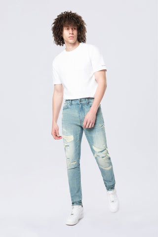 Smoke Rise - Vintage Washed Jeans (Adonis Blue)