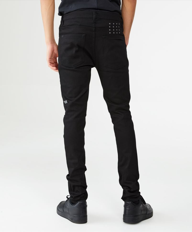 Ksubi - Van Winkle Ace Black Slice Jeans (Black) – Octane