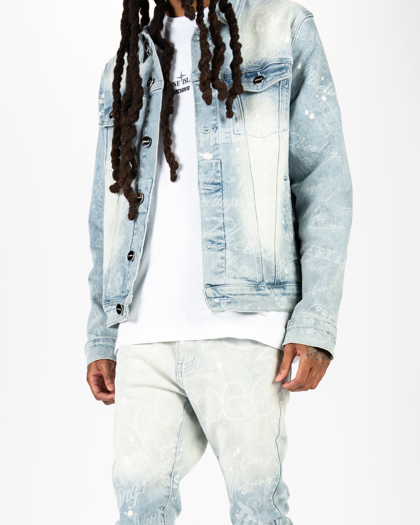 Pheelings - Joyful Journey Denim Jacket (Blue Gradient)