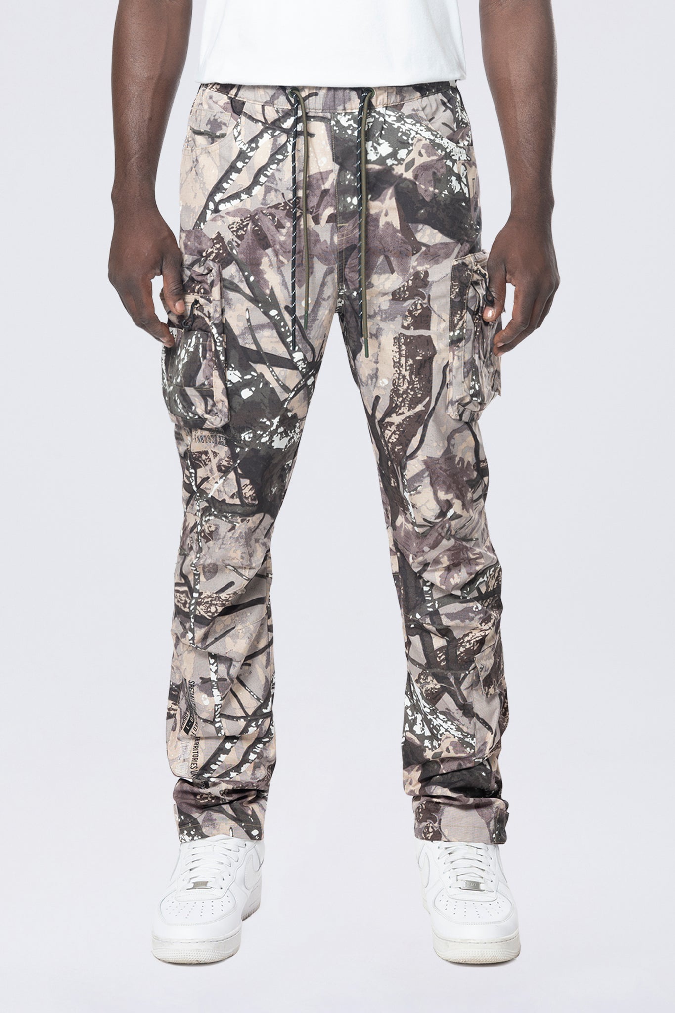 Smoke Rise - Nylon Utility Pants (Olive Hunting Camo)