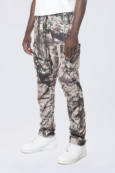 Smoke Rise - Nylon Utility Pants (Olive Hunting Camo)