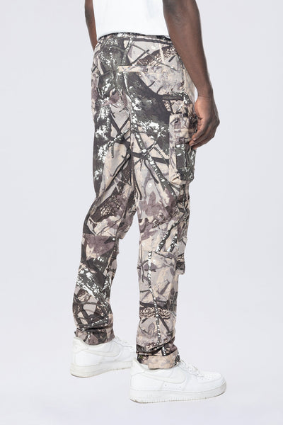 Smoke Rise - Nylon Utility Pants (Olive Hunting Camo)