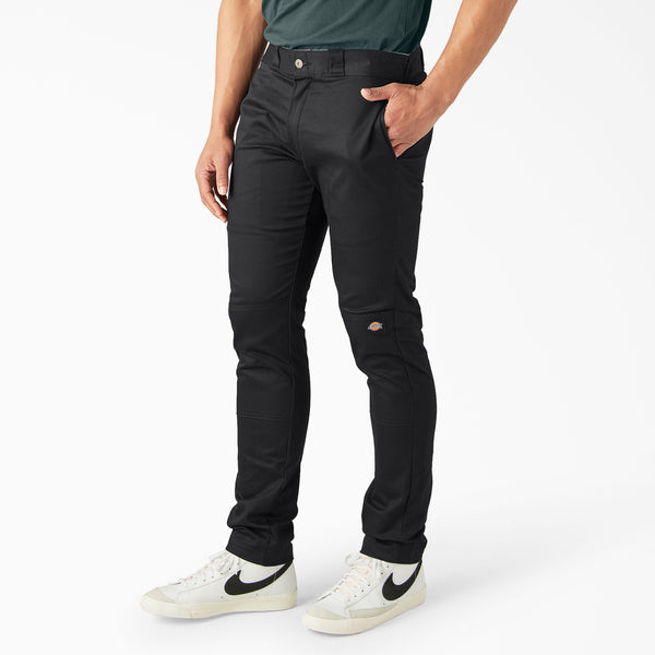 Dickies - Flex Slim Skinny Fit Double Knee Work Pants (Black)