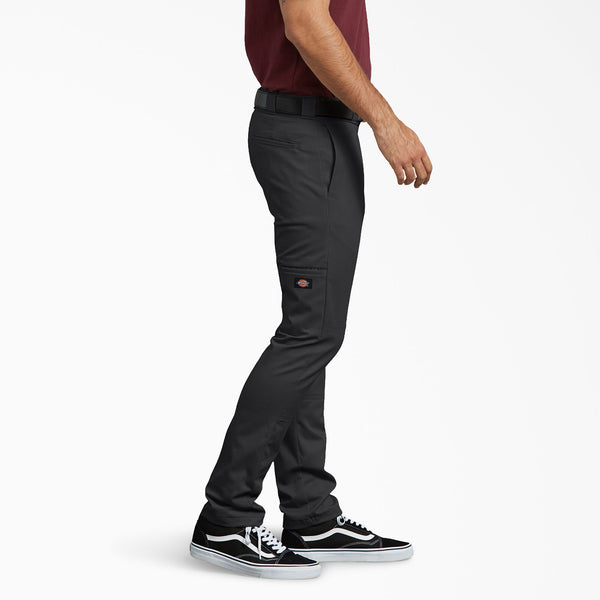 Dickies - Flex Slim Skinny Fit Double Knee Work Pants (Black)