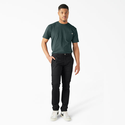 Dickies - Flex Slim Skinny Fit Double Knee Work Pants (Black)