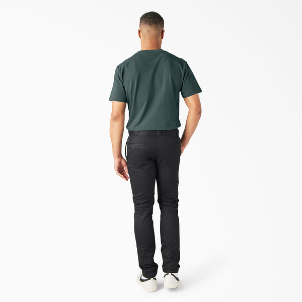 Dickies - Flex Slim Skinny Fit Double Knee Work Pants (Black)