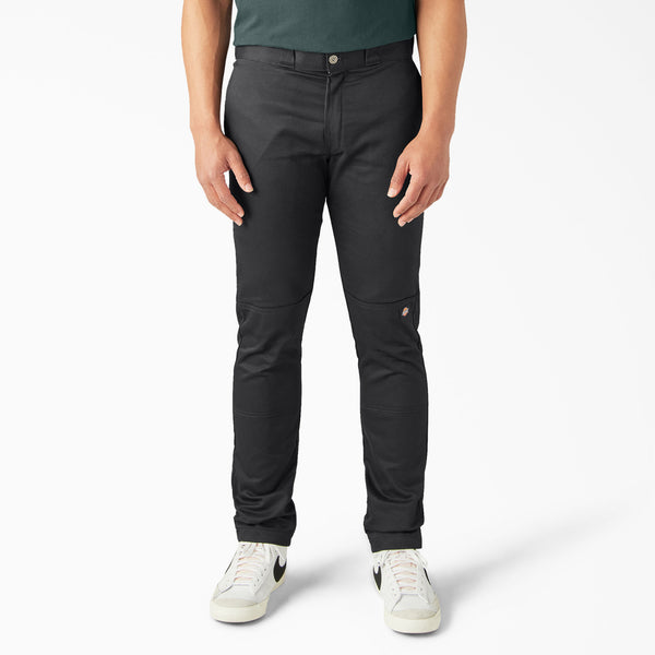 Dickies - Flex Slim Skinny Fit Double Knee Work Pants (Black)