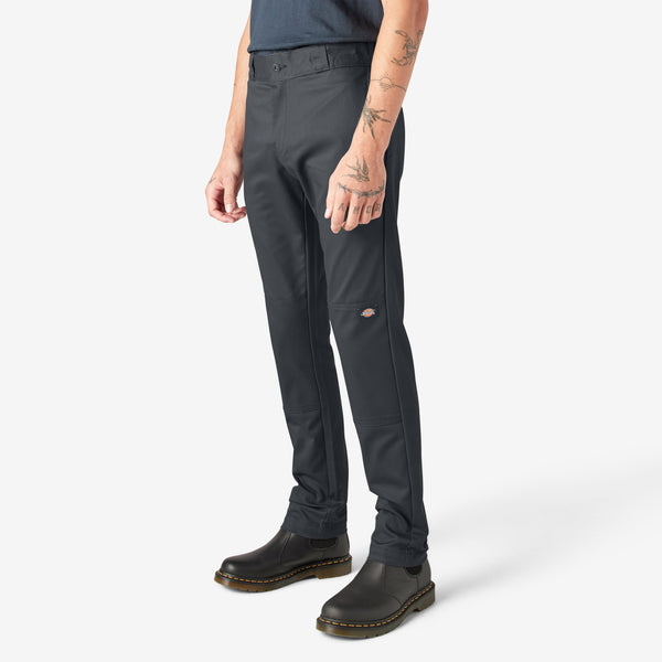 Dickies - Flex Slim Skinny Fit Double Knee Work Pants (Charcoal)
