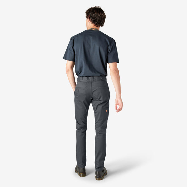 Dickies - Flex Slim Skinny Fit Double Knee Work Pants (Charcoal)