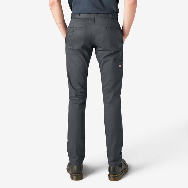 Dickies - Flex Slim Skinny Fit Double Knee Work Pants (Charcoal)