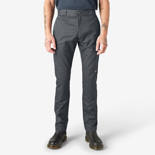 Dickies - Flex Slim Skinny Fit Double Knee Work Pants (Charcoal)