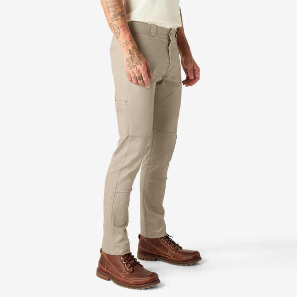 Dickies - Flex Slim Skinny Fit Double Knee Work Pants (Dark Sand)