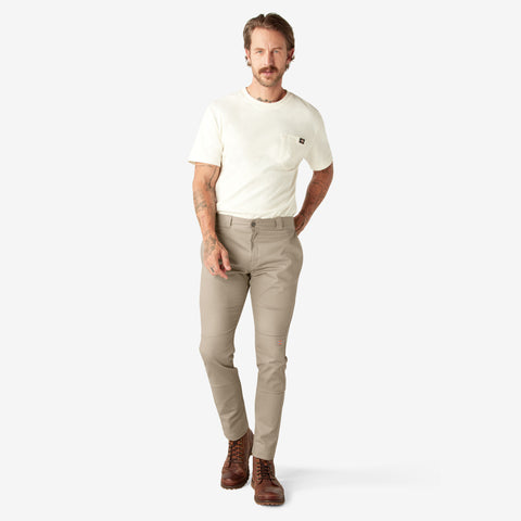 Dickies - Flex Slim Skinny Fit Double Knee Work Pants (Dark Sand)
