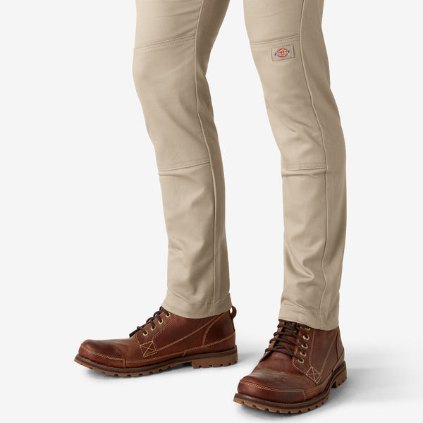 Dickies - Flex Slim Skinny Fit Double Knee Work Pants (Dark Sand)