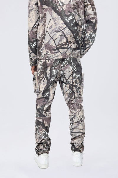 Smoke Rise - Nylon Utility Pants (Olive Hunting Camo)