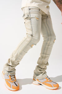 Serenede - Cloud Stacked Jeans (Earth)