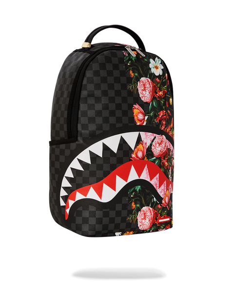 Sprayground - Split Pink Floral Check Backpack