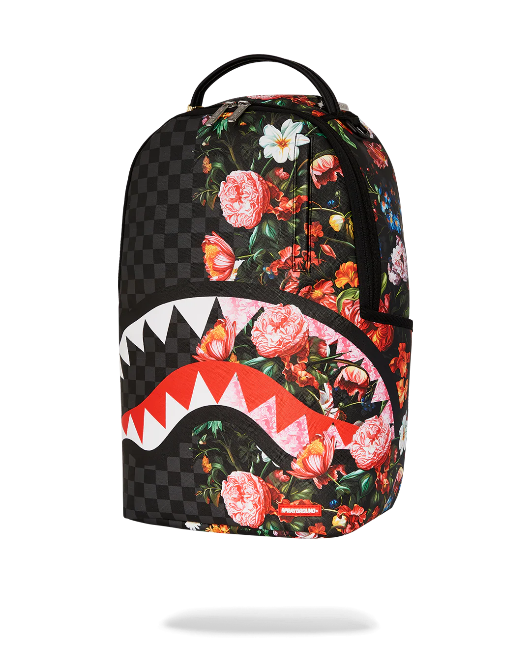 Sprayground - Split Pink Floral Check Backpack