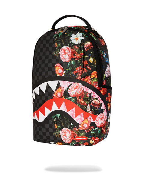 Sprayground - Split Pink Floral Check Backpack
