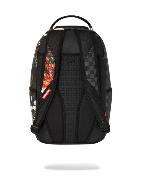 Sprayground - Split Pink Floral Check Backpack
