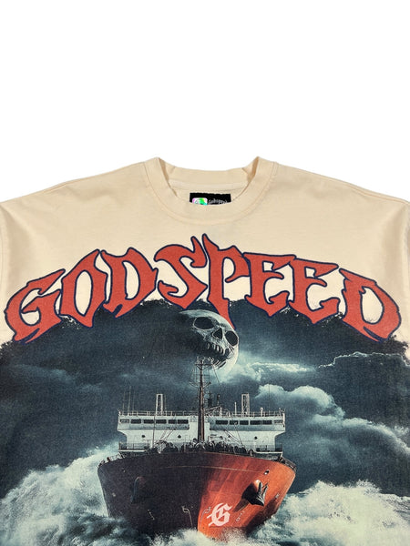 Godspeed -Sea Sick Tee (Bone)
