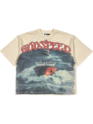 Godspeed -Sea Sick Tee (Bone)