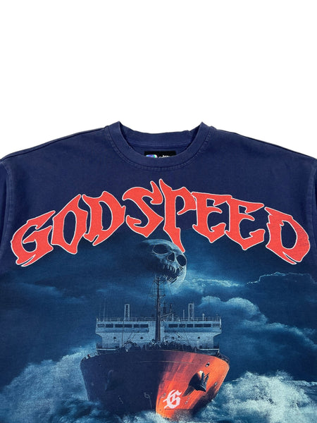Godspeed - Sea Sick Tee (Navy)