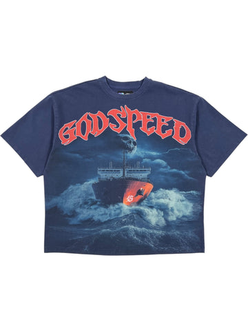 Godspeed - Sea Sick Tee (Navy)