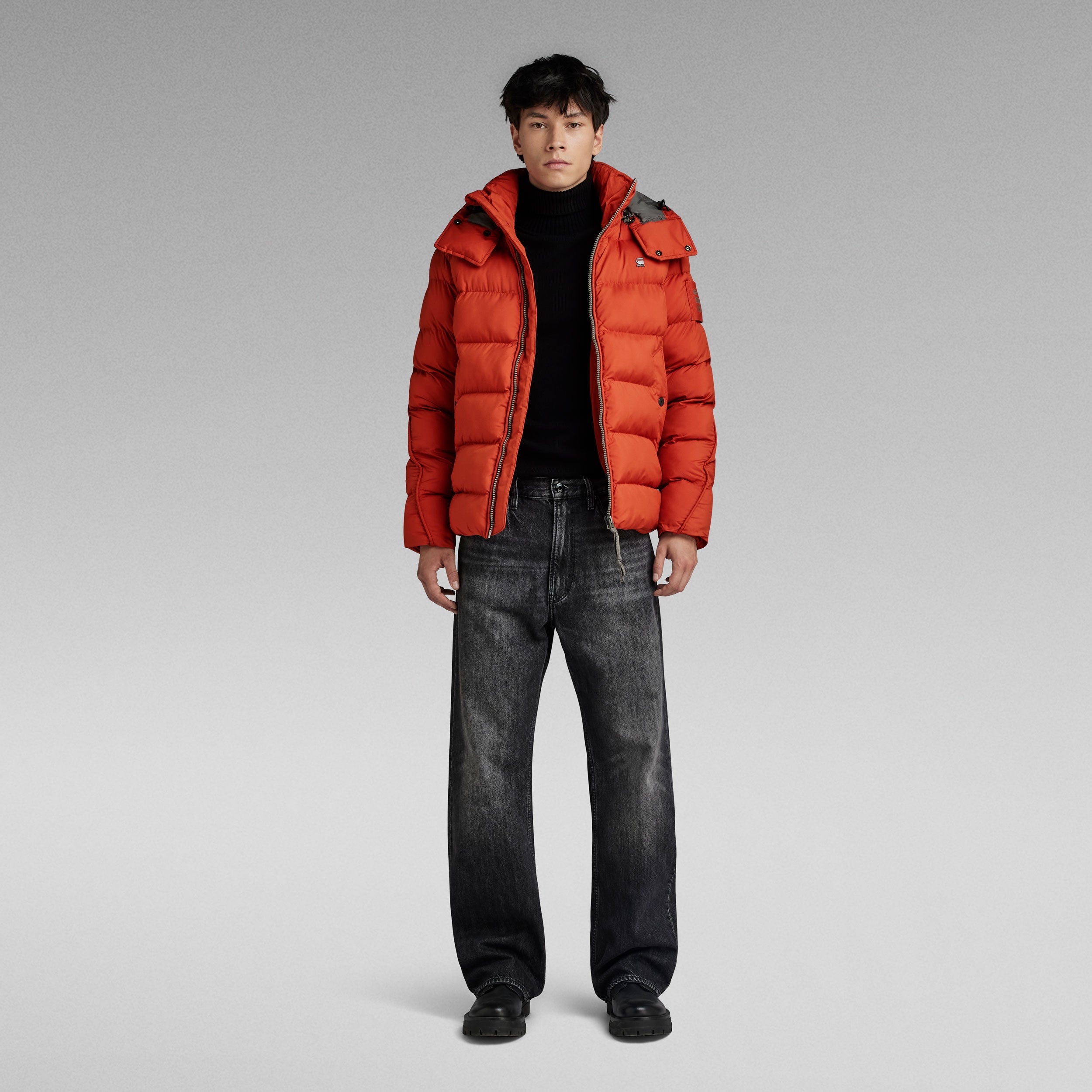 G-Star Raw - G-Whistler Padded Hooded Jacket (Rooibos Tea