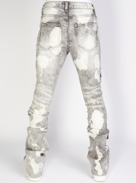 Politics Jeans - Super Stacked Cargo Jeans (Grey Blast)