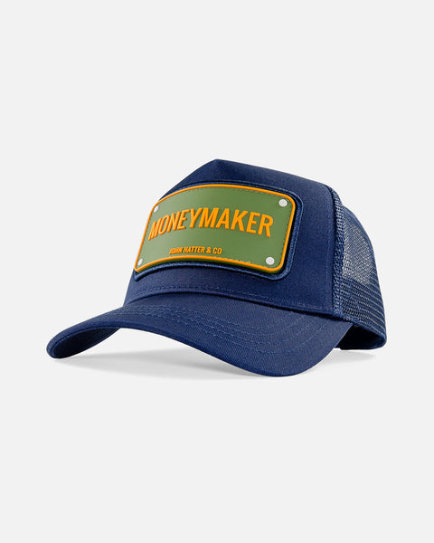 John Hatter & Co. - Money Maker Trucker Hat (Blue/Green/Orange)