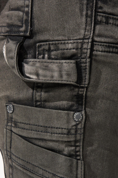 Serenede - Rain Stacked Jeans (Grey)